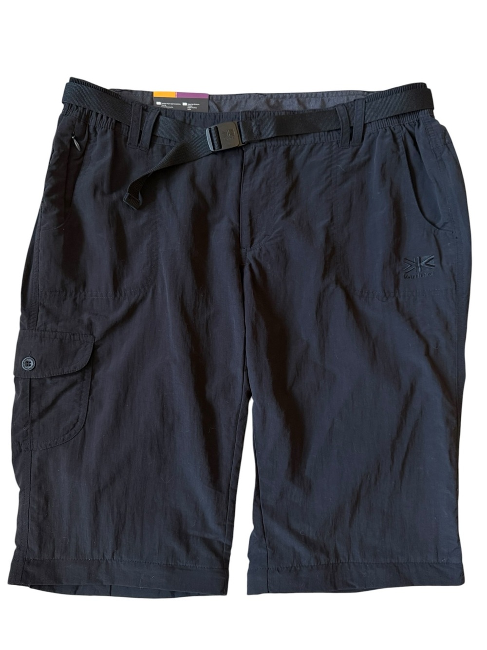 Karrimor Aspen Zip Off Hiking Pants Convertible Cargo Black NWT US 10 Travel - Picture 3 of 16